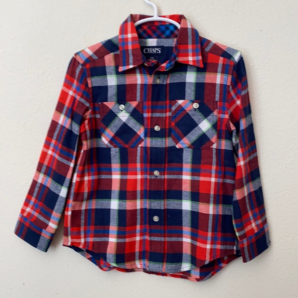 Boy’s long sleeve button down, Chaps
